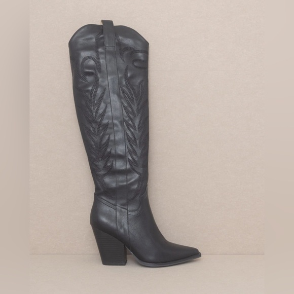 Knee High Western Boots - Picture 3 of 3